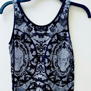 Rock & Republic Skull Black and Grey Tank Top. Excellent condition.